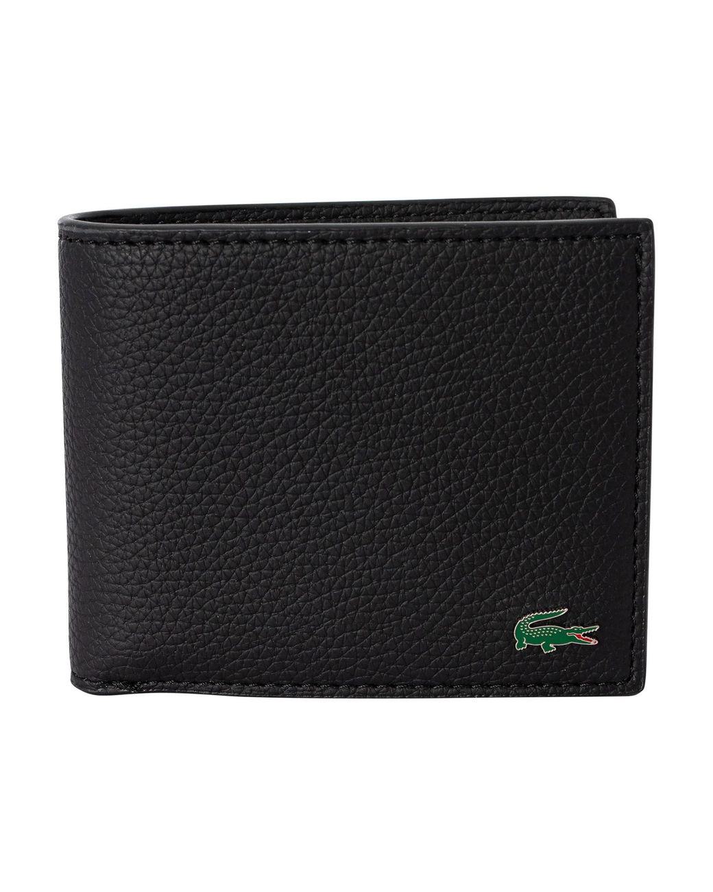 Lacoste Black Billfold Wallet for men