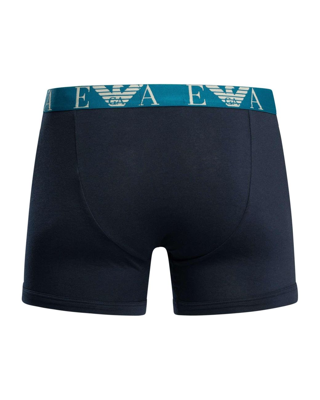 Emporio Armani Blue 3 Pack Boxer Briefs for men