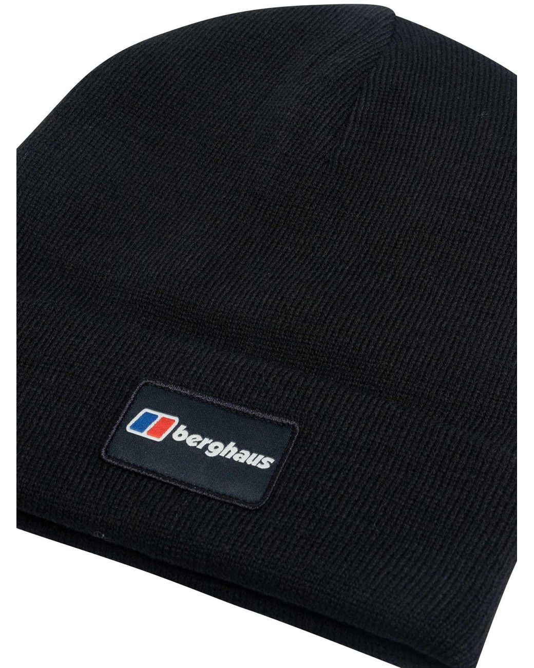 Berghaus Black Logo Recognition Beanie for men