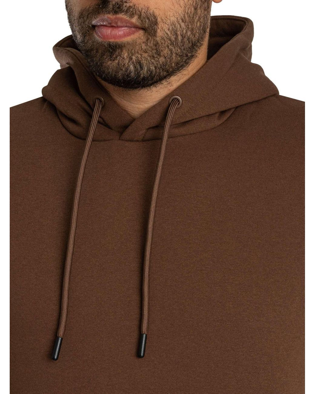 Jack & Jones Brown Bradley Pullover Hoodie for men