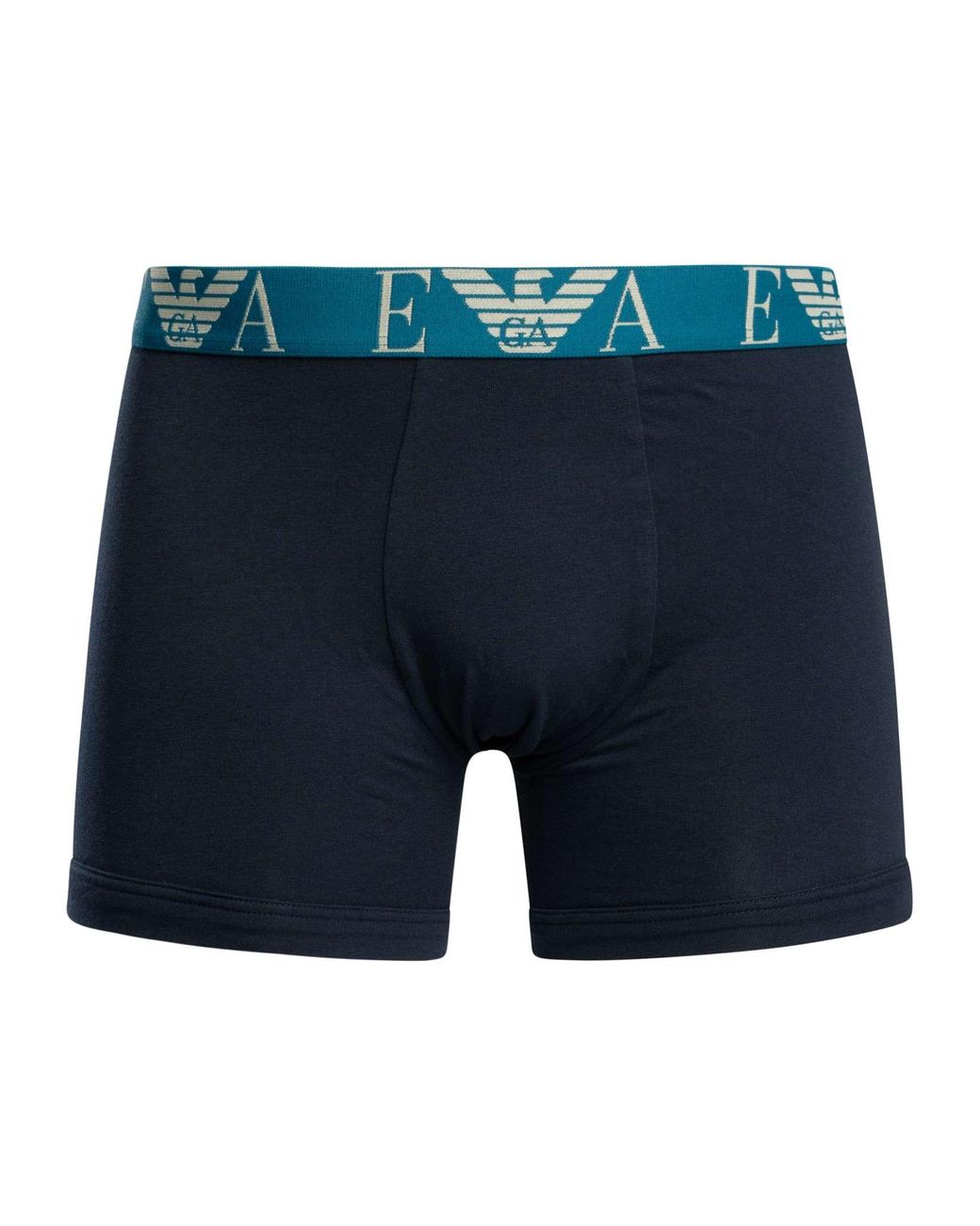 Emporio Armani Blue 3 Pack Boxer Briefs for men
