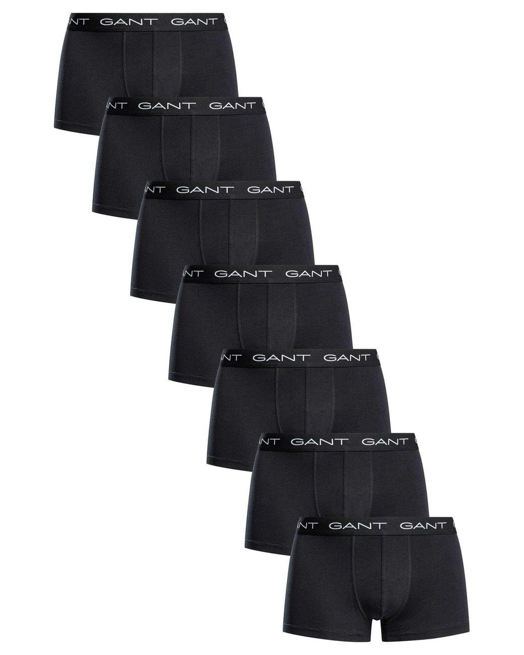 Gant Black 7 Pack Trunks for men