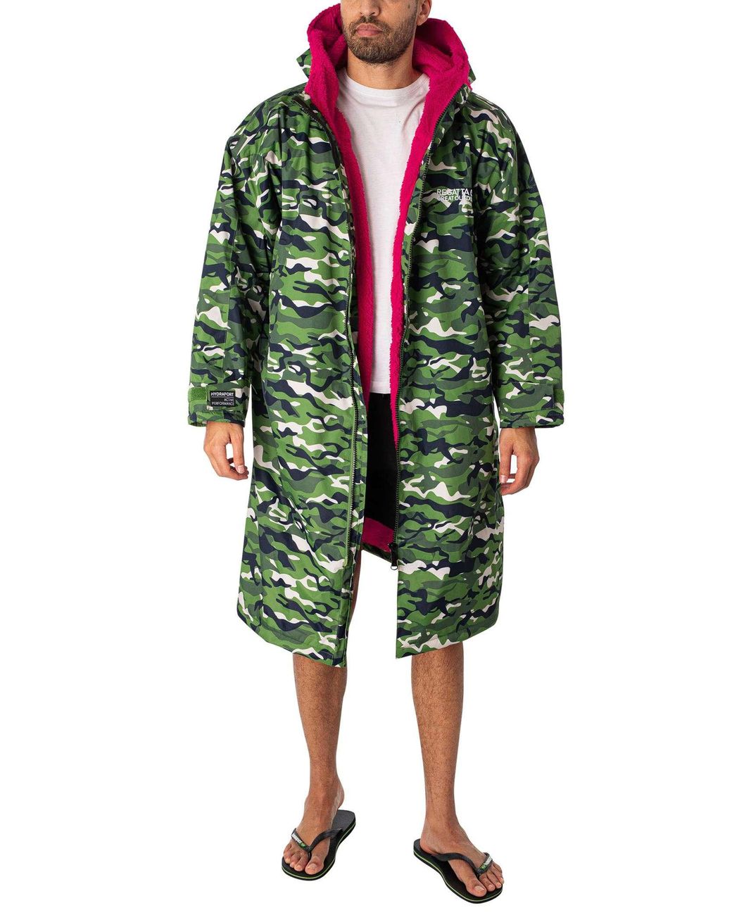 Regatta Green Waterproof Changing Robe for men