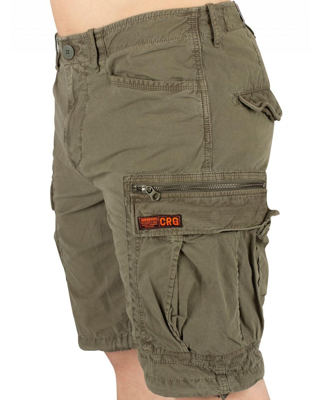 Superdry Cotton Sage Ripstop Parachute Cargo Shorts in Green for Men | Lyst