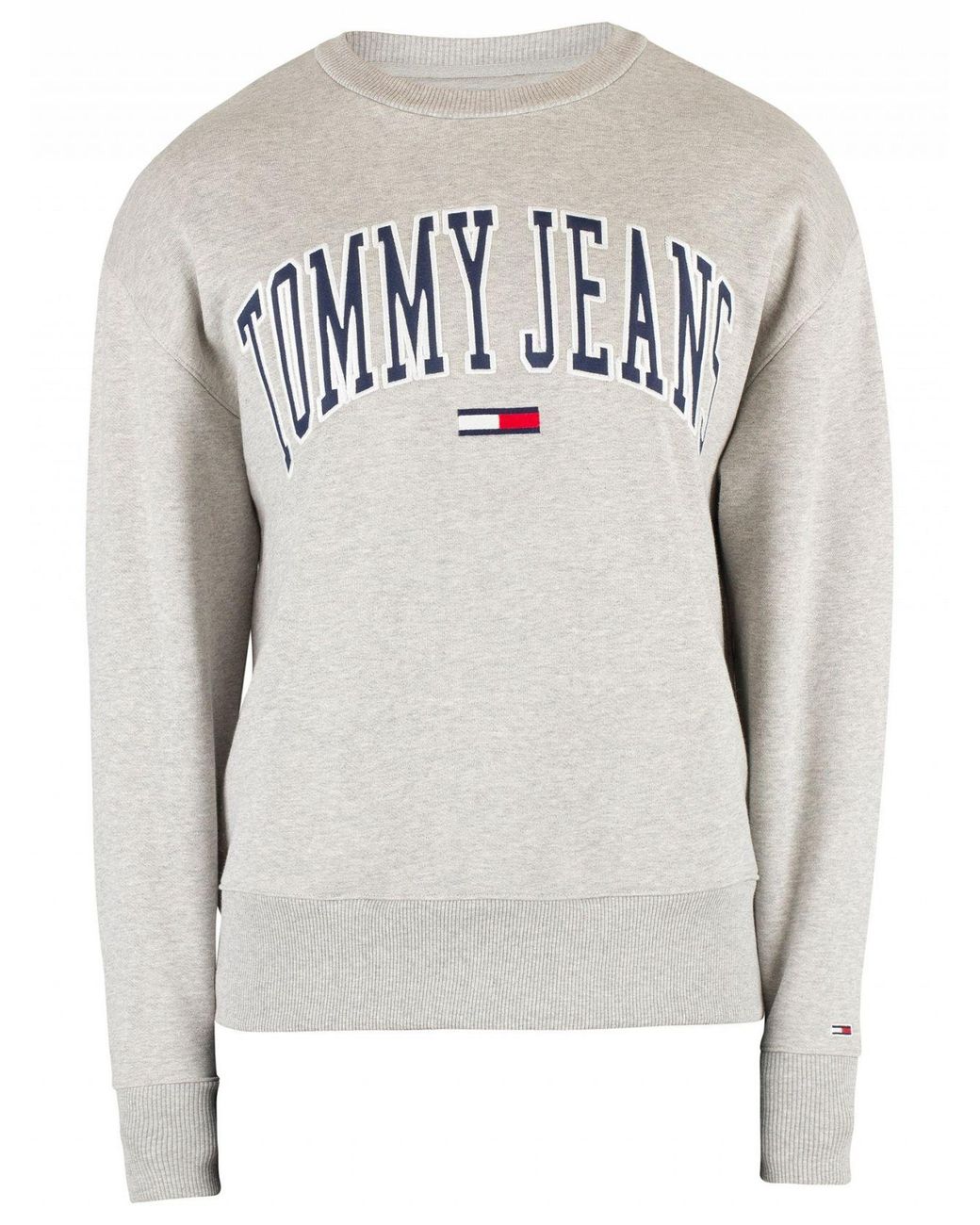 Tommy Hilfiger Clean Collegiate Sweatshirt, Grey in Grey for Men | Lyst  Australia