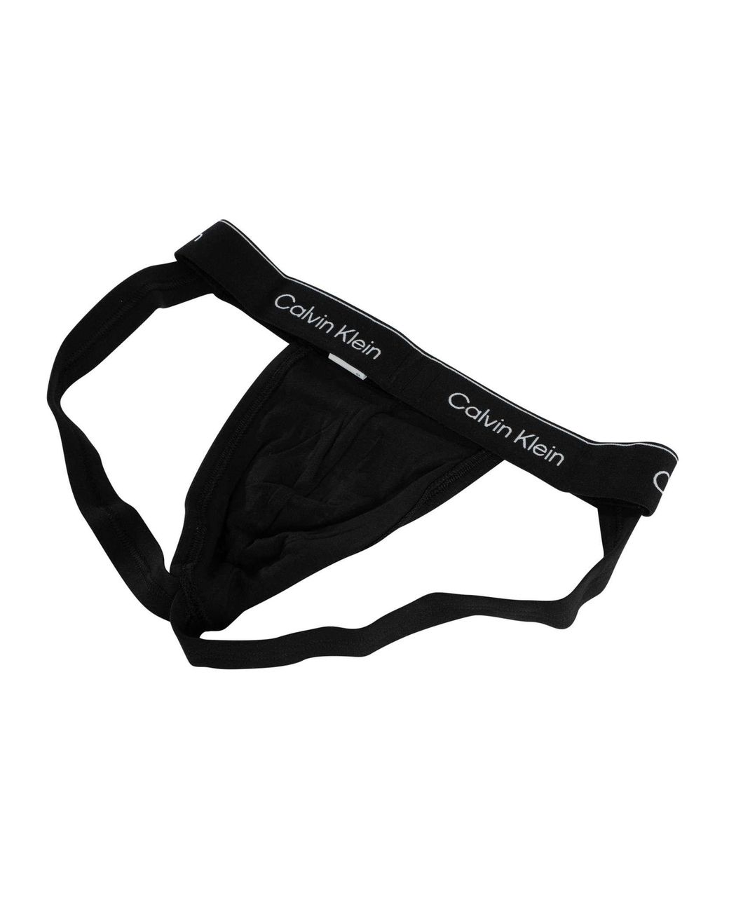 Calvin Klein Black 3 Pack Icon Jockstrap for men
