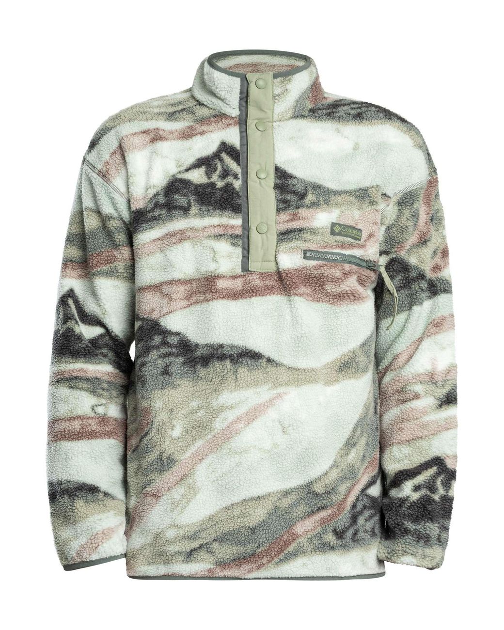 Columbia Gray Helvetia Ii Half Snap Fleece for men