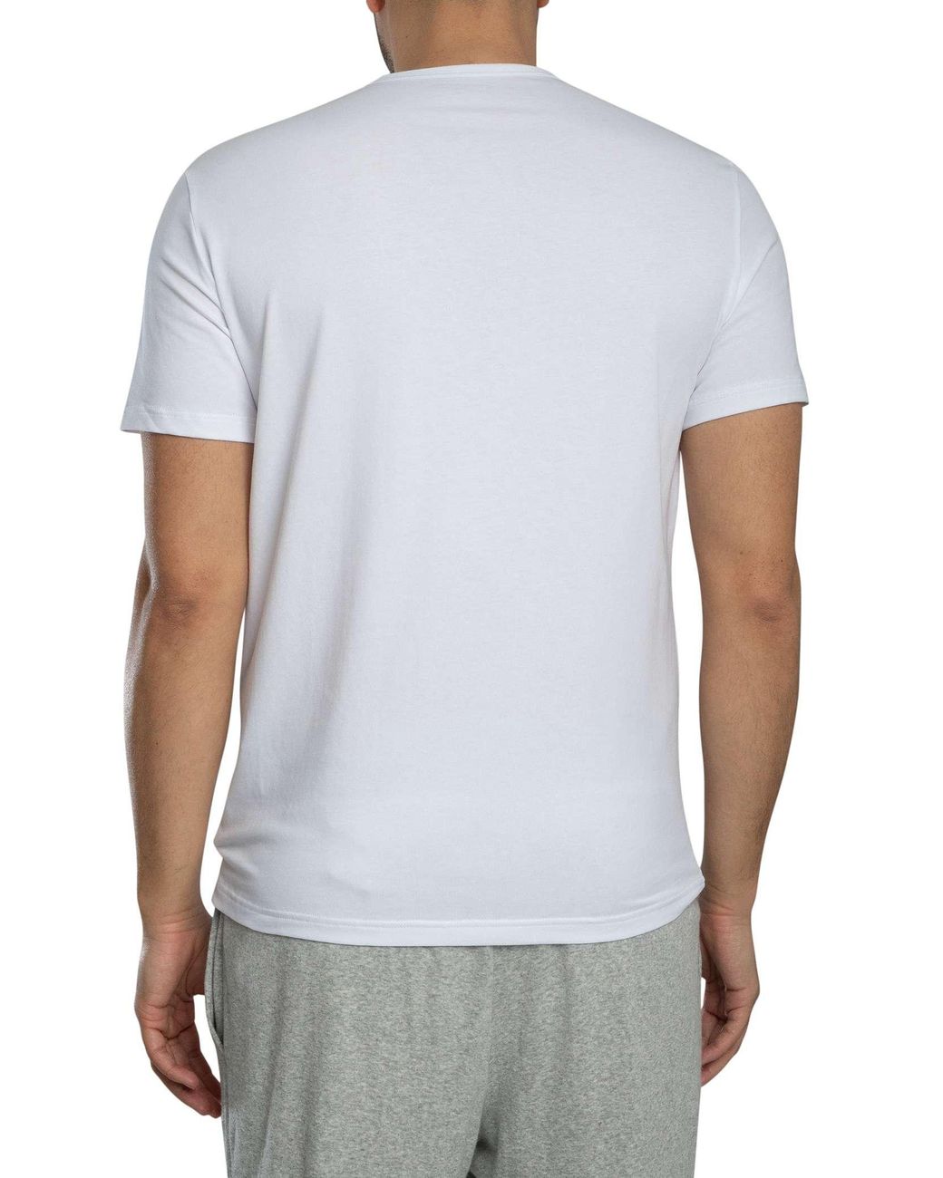 Emporio Armani Black 2 Pack Lounge V-Neck T-Shirt for men