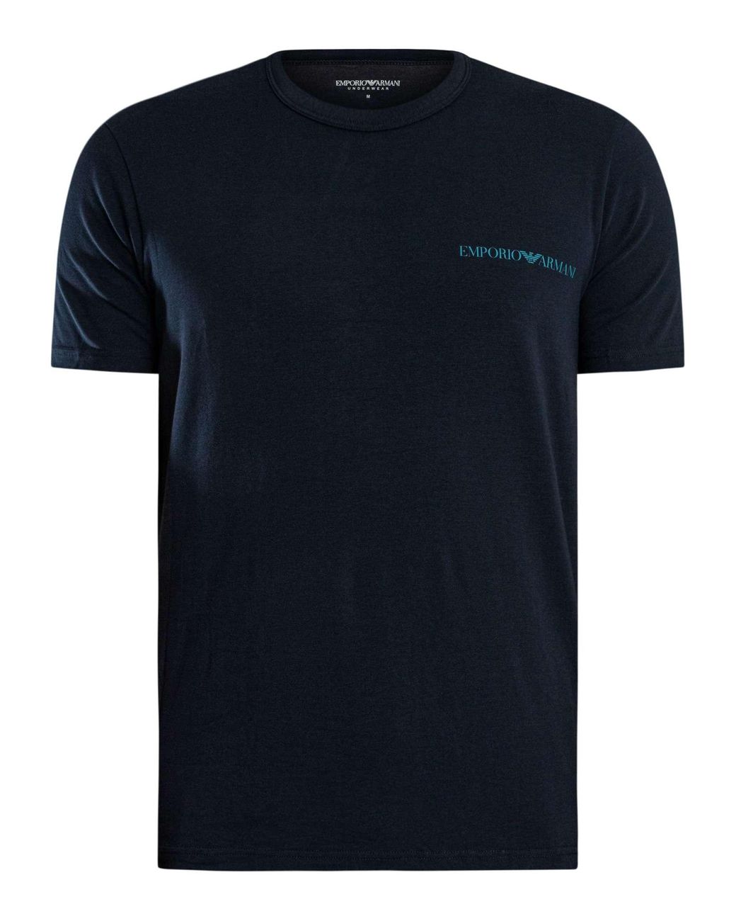 Emporio Armani Blue 2 Pack Lounge Crew Neck T-Shirt for men