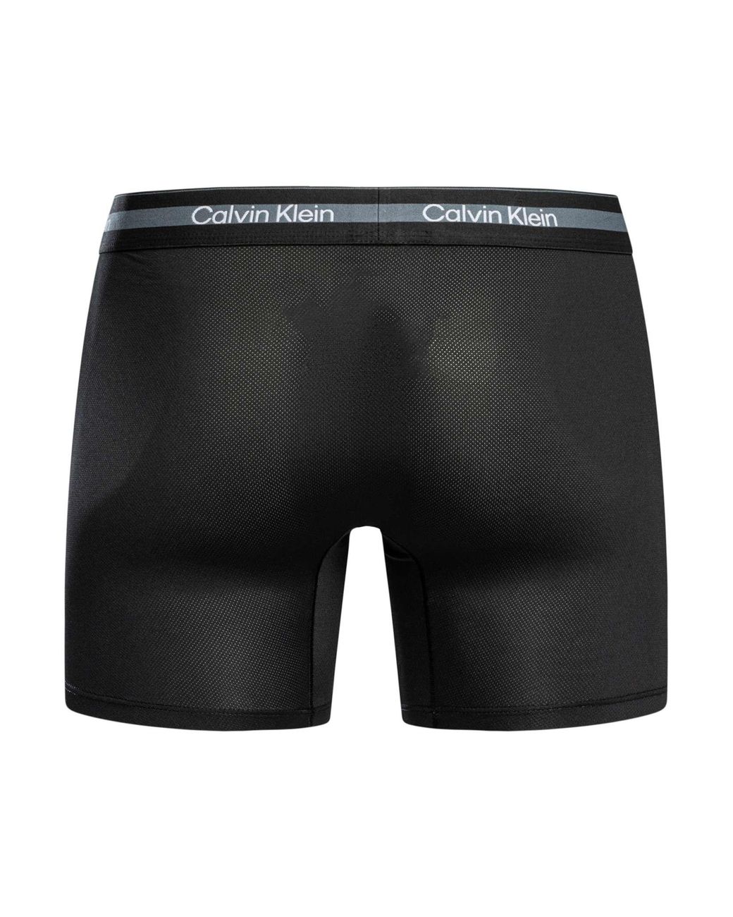 Calvin Klein Black 3 Pack Icon Active Boxer Briefs for men