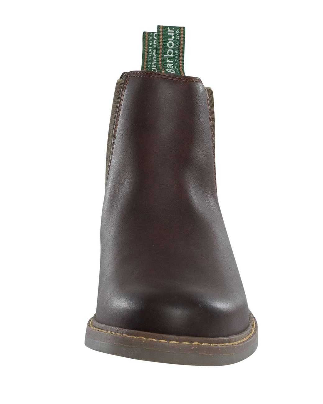 Barbour Brown Farsley Leather Chelsea Boots for men
