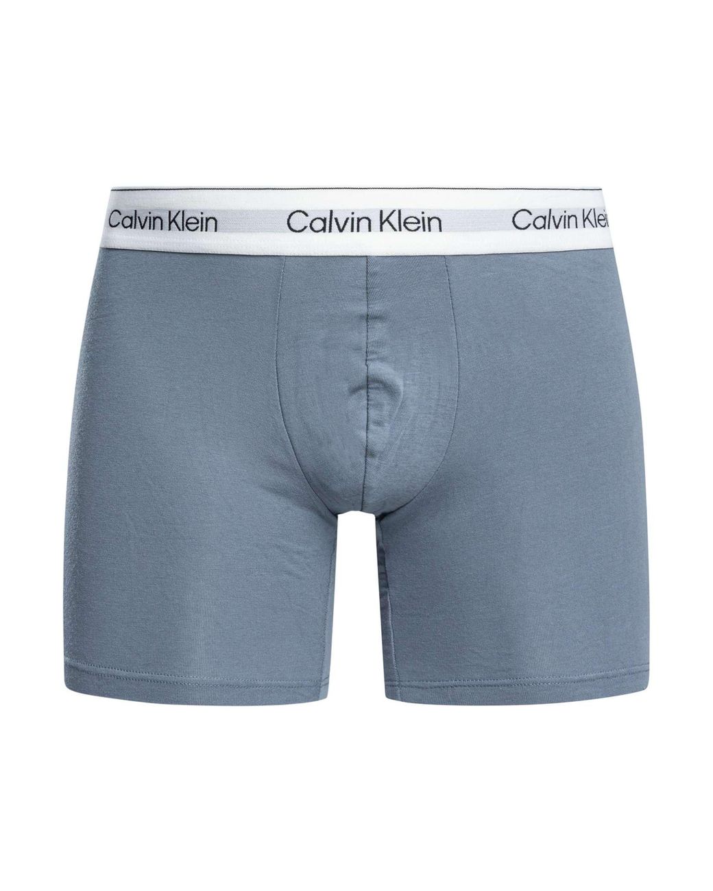 Calvin Klein Blue 3 Pack Icon Boxer Briefs for men