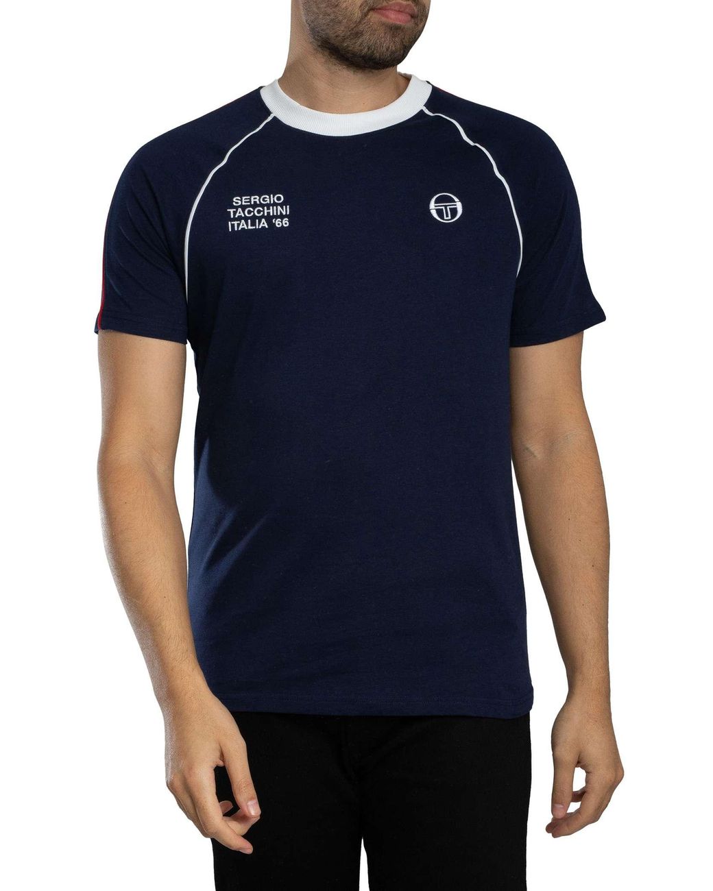 Sergio Tacchini Blue Ghibli Davis T-Shirt for men