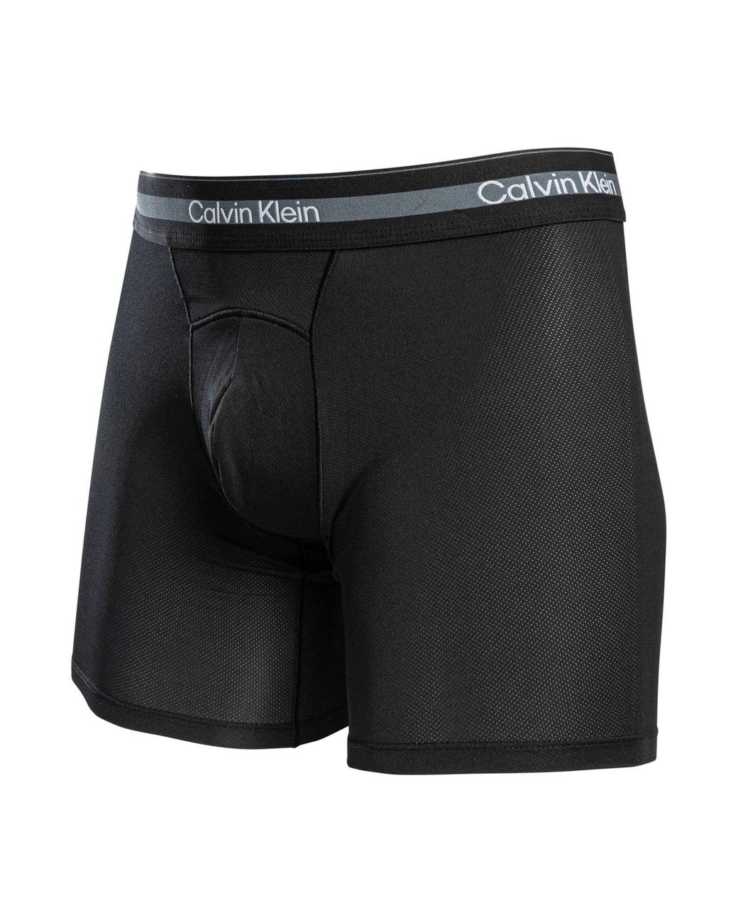 Calvin Klein Black 3 Pack Icon Active Boxer Briefs for men