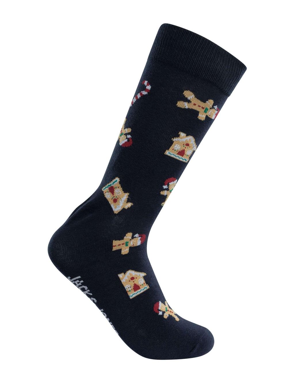 Jack & Jones Blue Xmas Check Socks & Trunk Gift Box for men