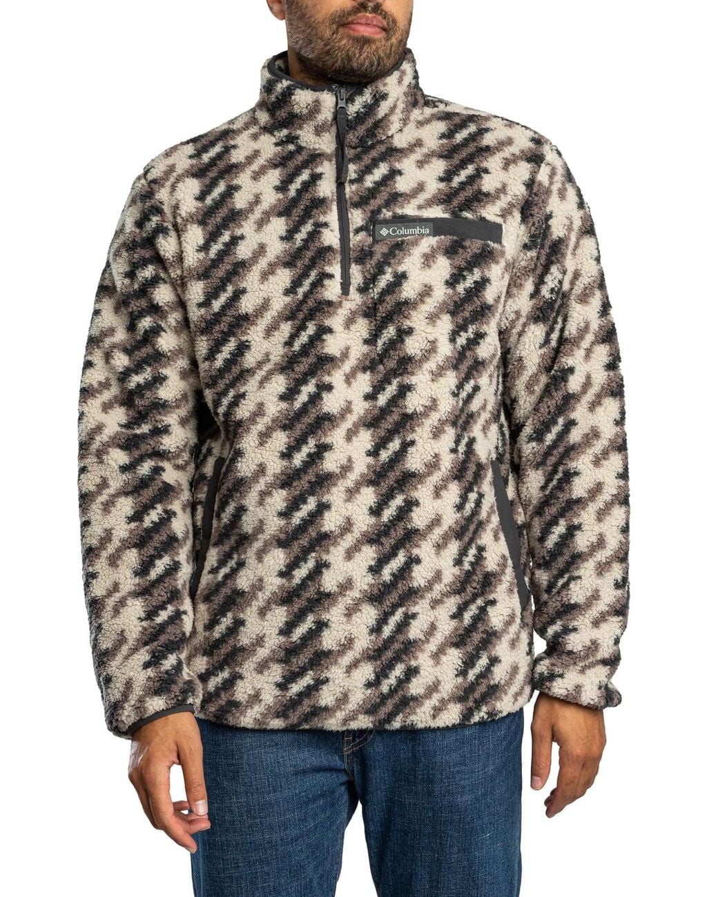 Columbia Gray Rigged Ridge Fleece for men