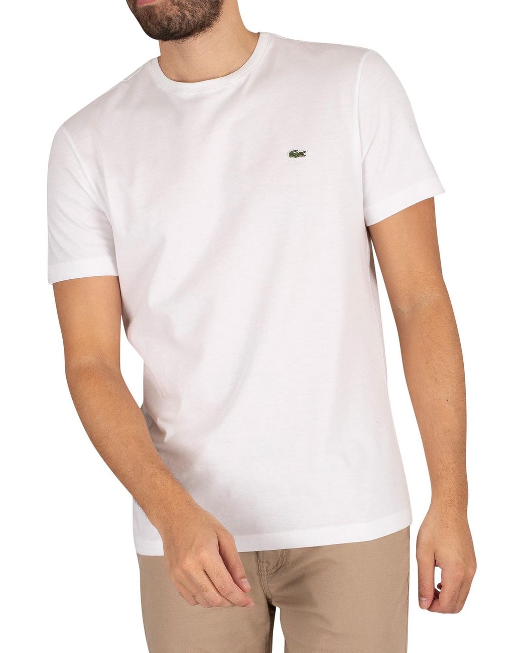 Lacoste Mens Short Sleeve Croc Animation Jersey T-Shirt 