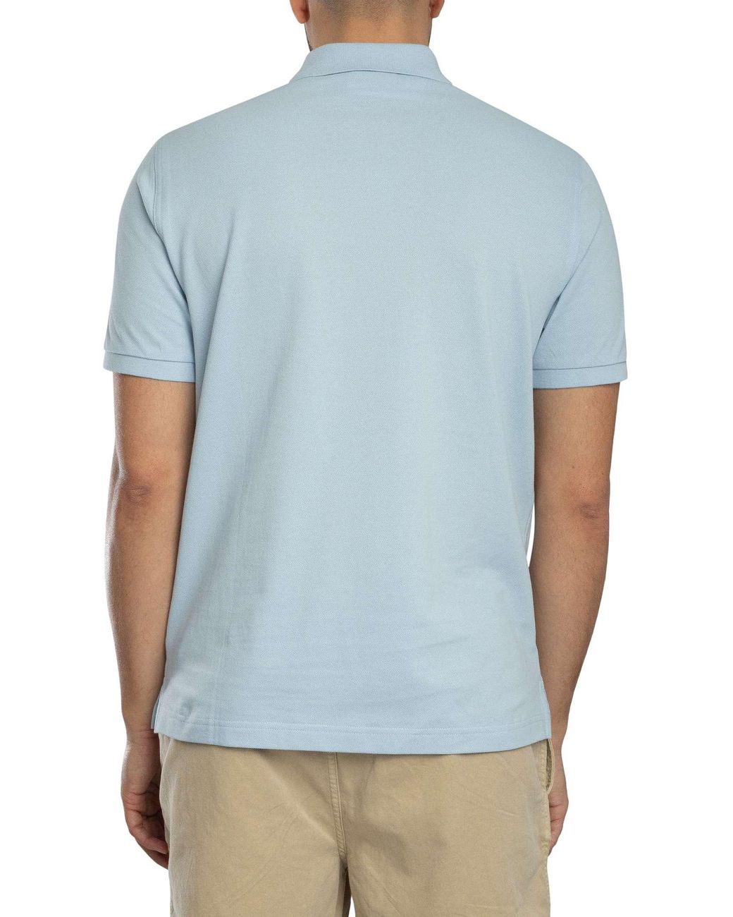 Gant Blue Regular Shield Pique Polo Shirt for men