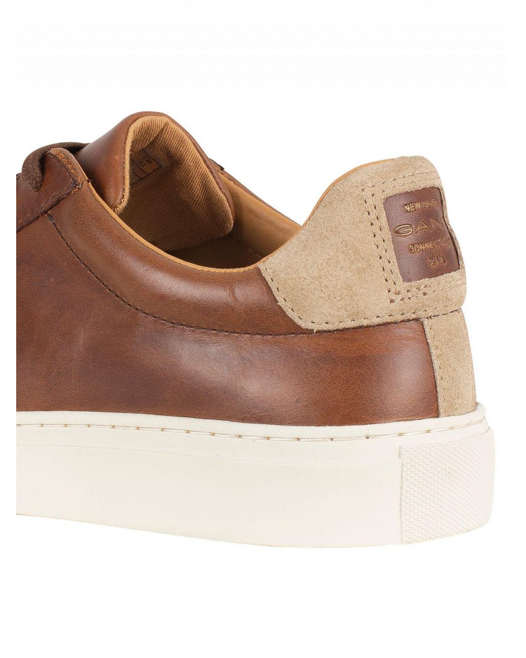 GANT Cognac Major Leather Trainers in Brown for Men | Lyst Canada