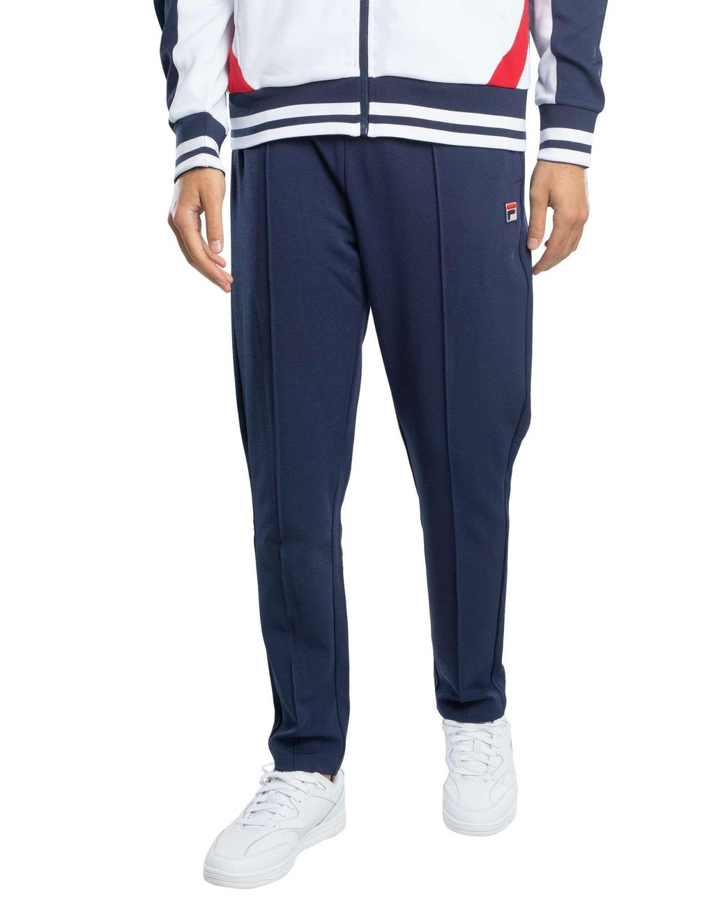 Fila Blue Molveno Pin Tuck Track Joggers for men
