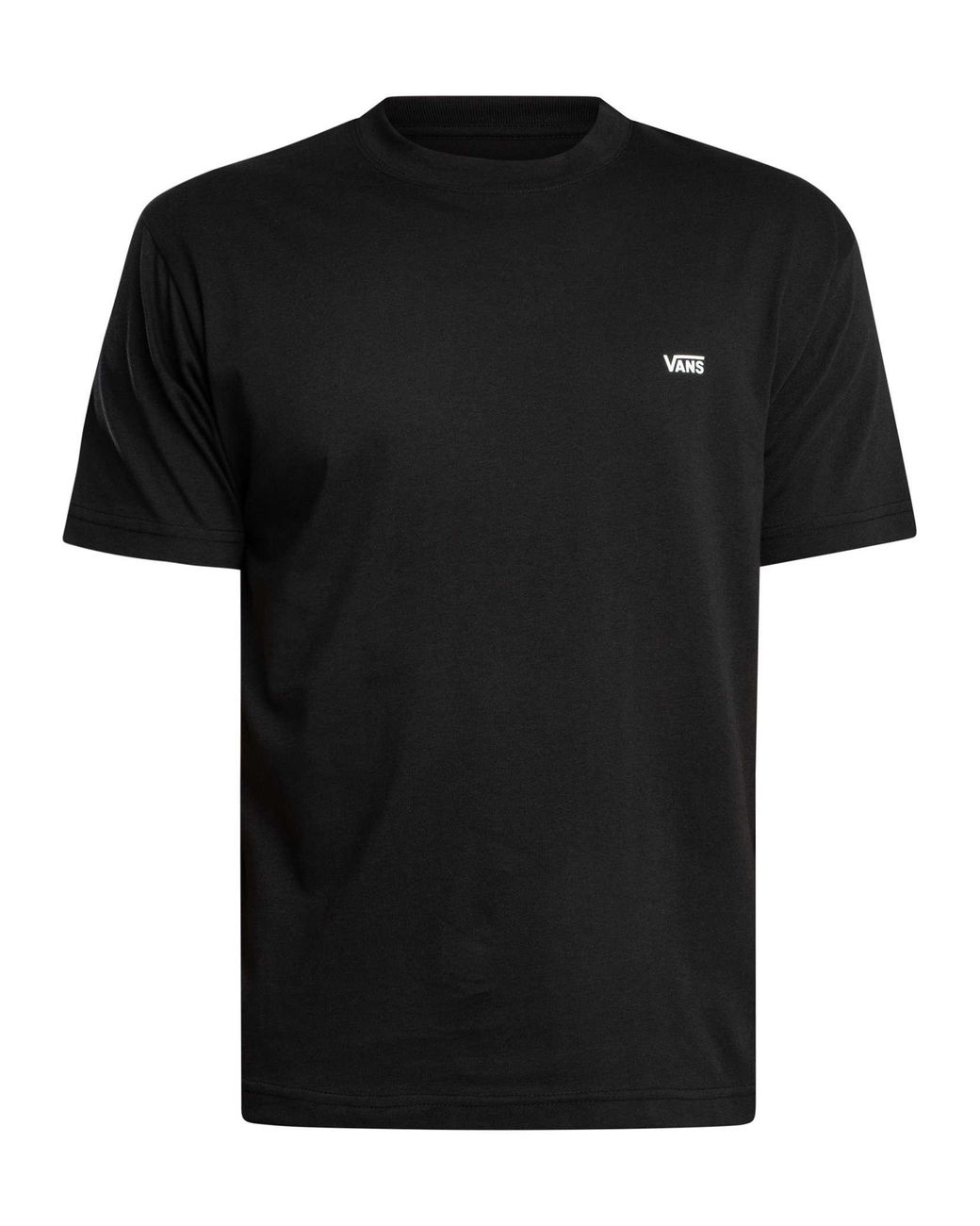 Vans Black Left Chest Logo T-Shirt for men