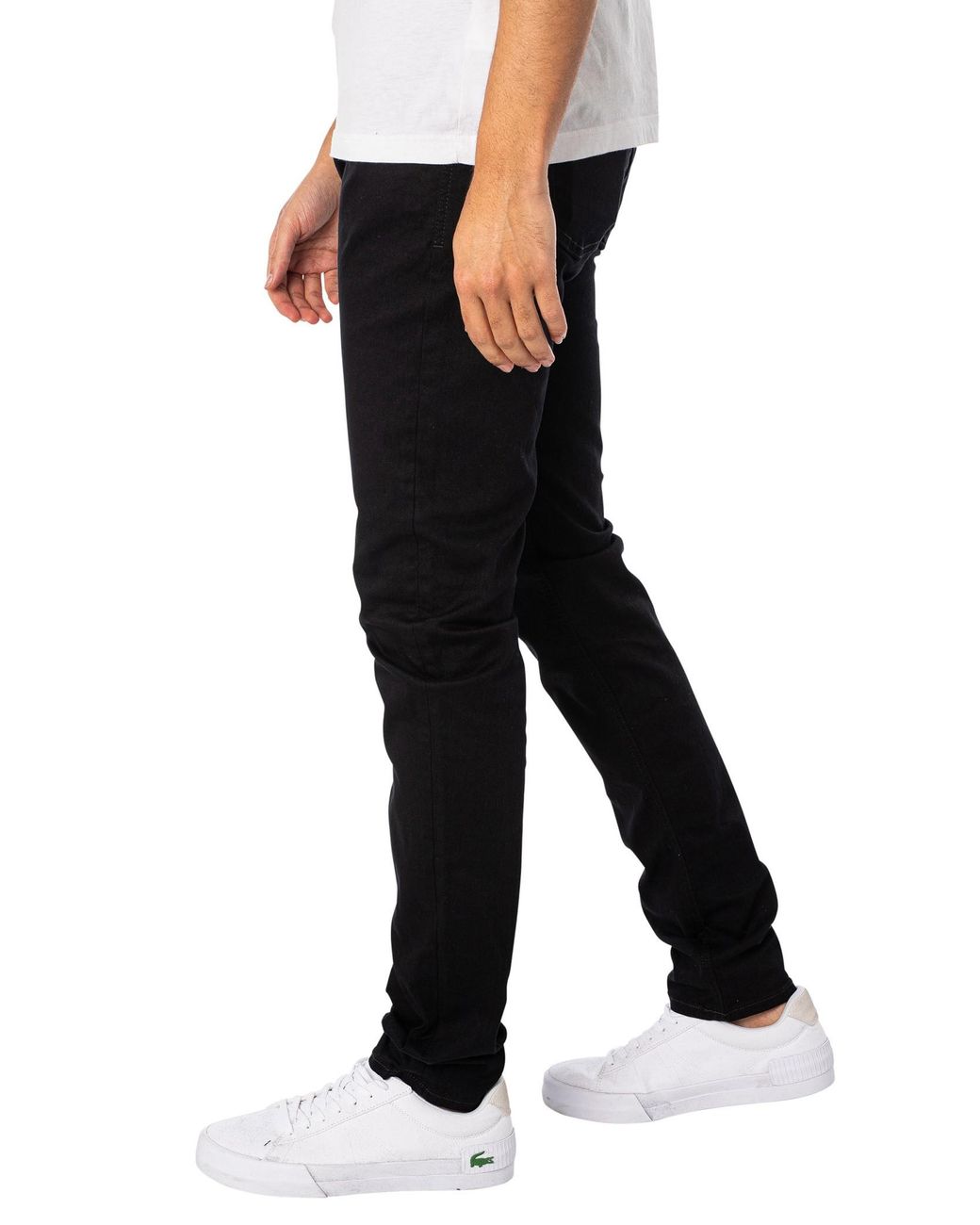 DIESEL Black Skinny Jeans Low Waist 1979 Sleenker, /Dark, Zip Fly for men