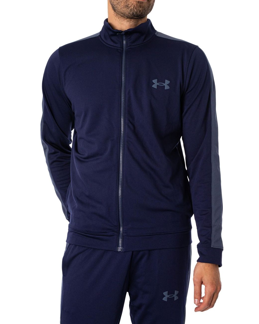 Under Armour Blue Knit Tracksuit for men