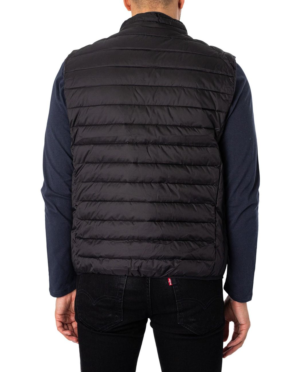 Ellesse Black Bardy Gilet for men