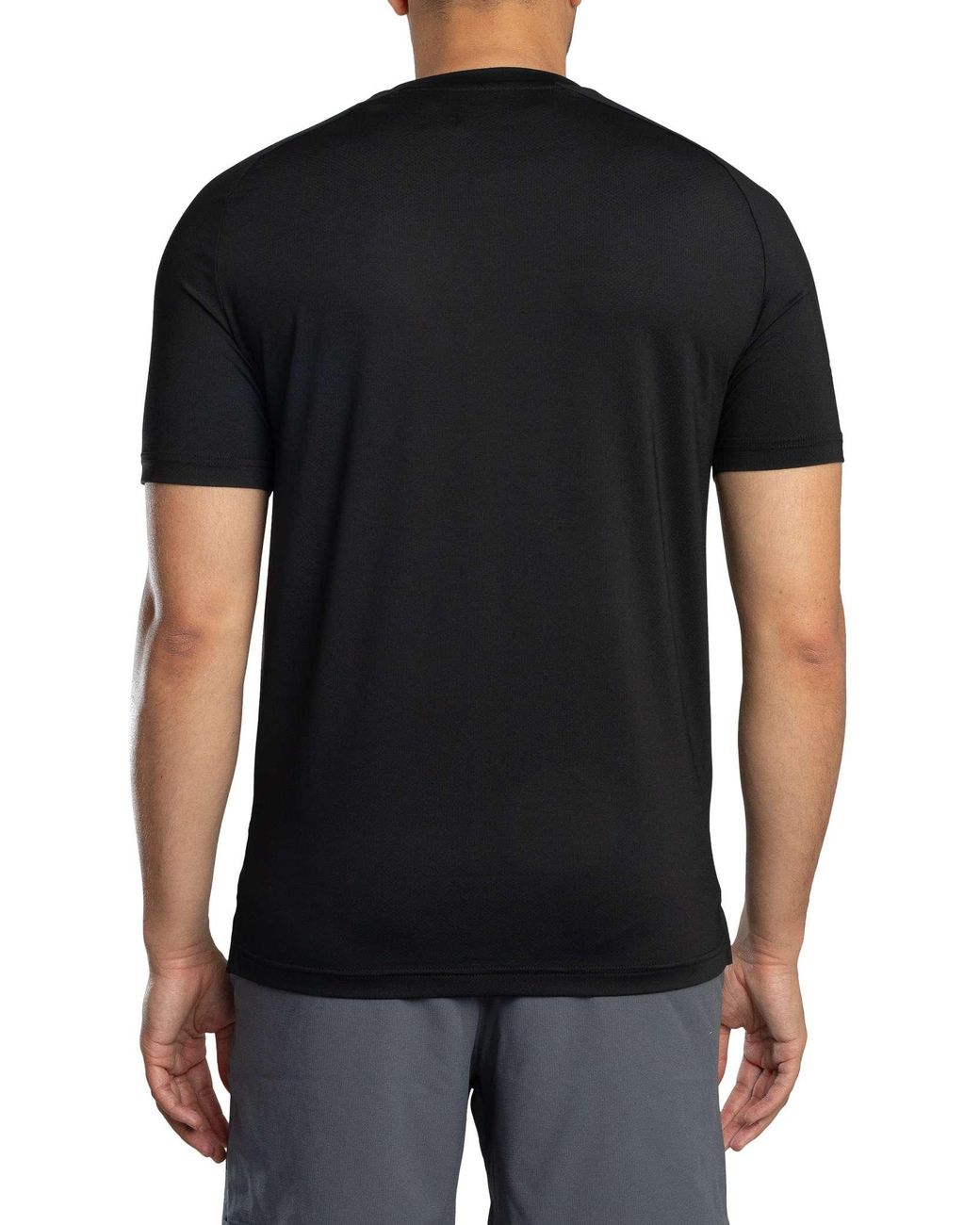 EA7 Black Ventus 7 Chest Logo T-Shirt for men