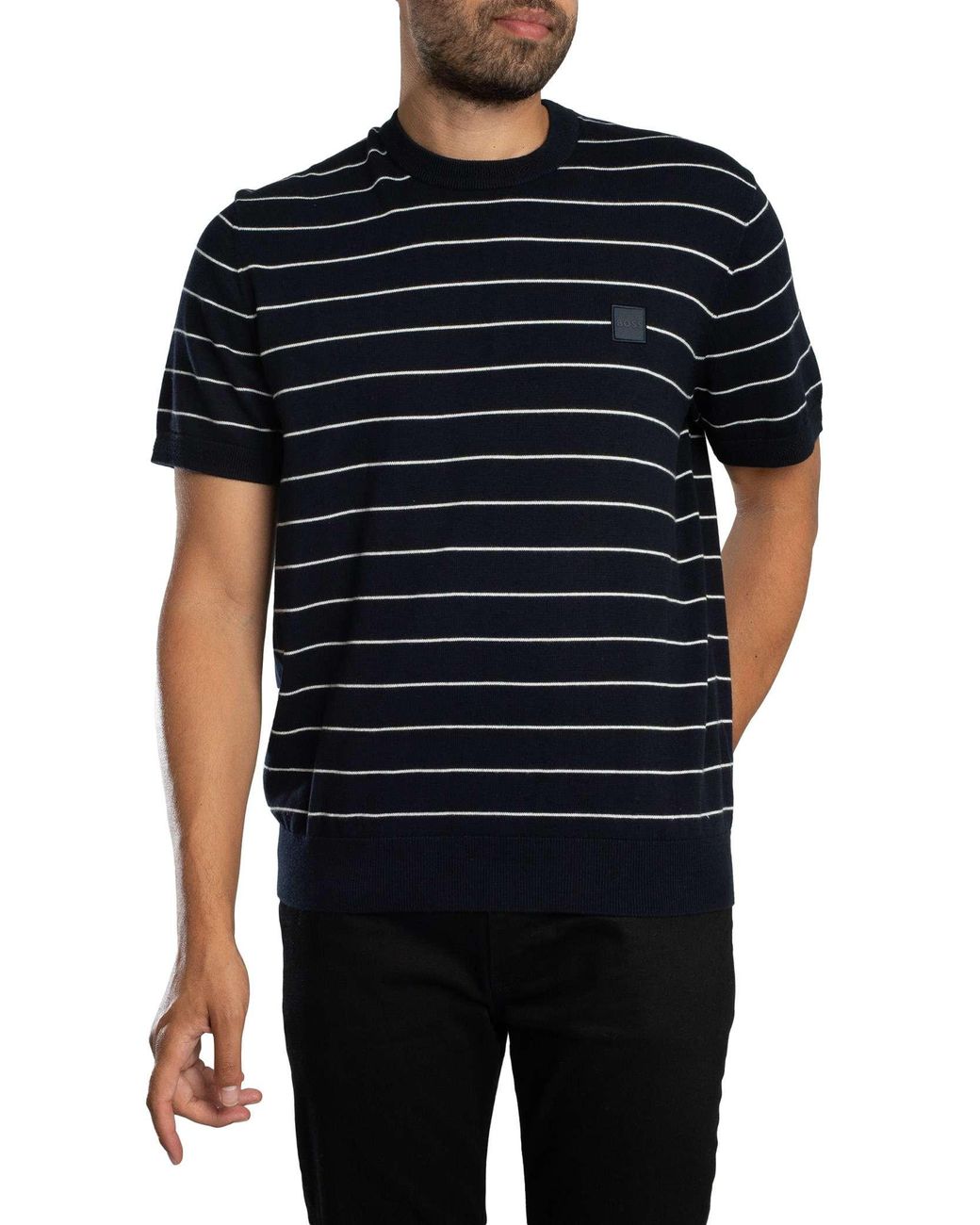Boss Black Kanacho Box Logo T-Shirt for men