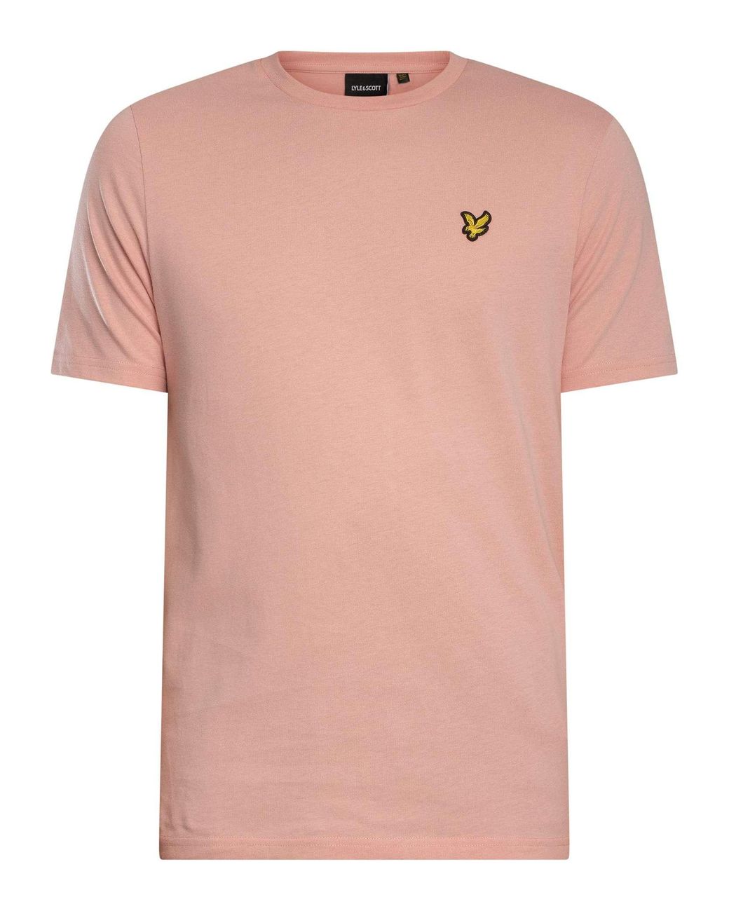 Lyle & Scott Pink Logo Plain T-Shirt for men