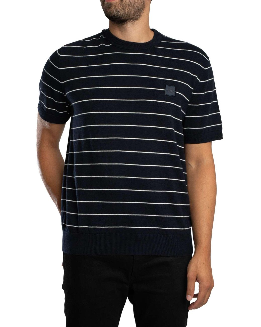 Boss Black Kanacho Box Logo T-Shirt for men