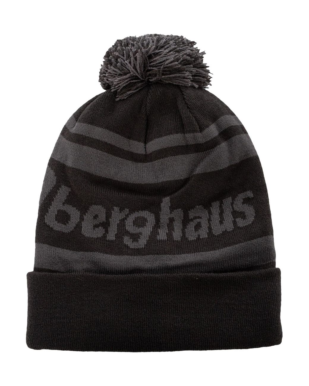 Berghaus Black Brand Pom Beanie for men