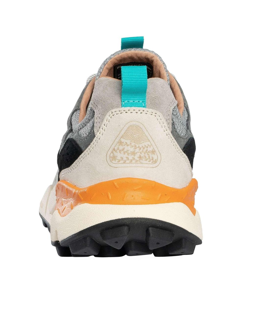Flower Mountain White Yamano Suede Trainers for men