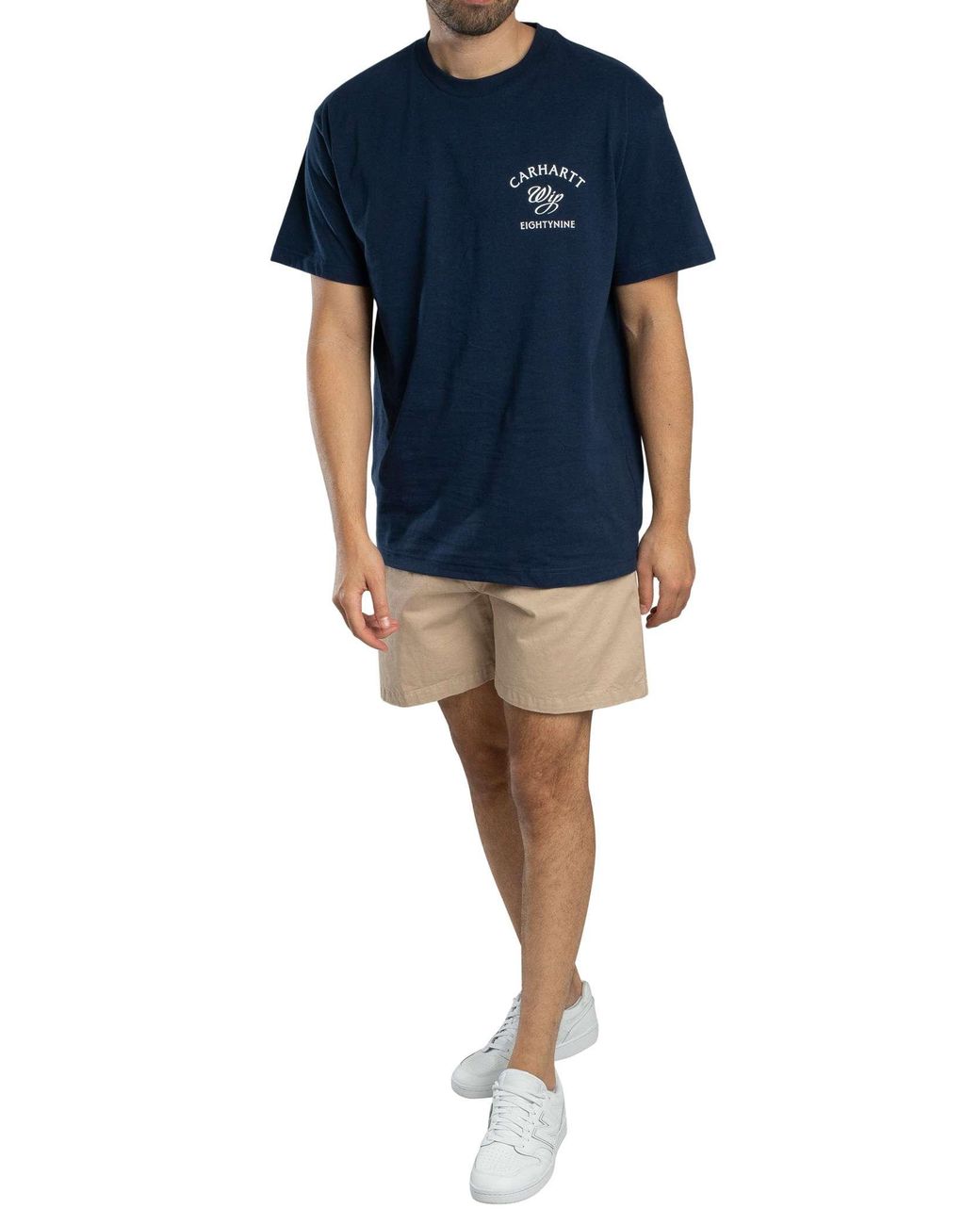 Carhartt Blue Brady Chino Shorts for men