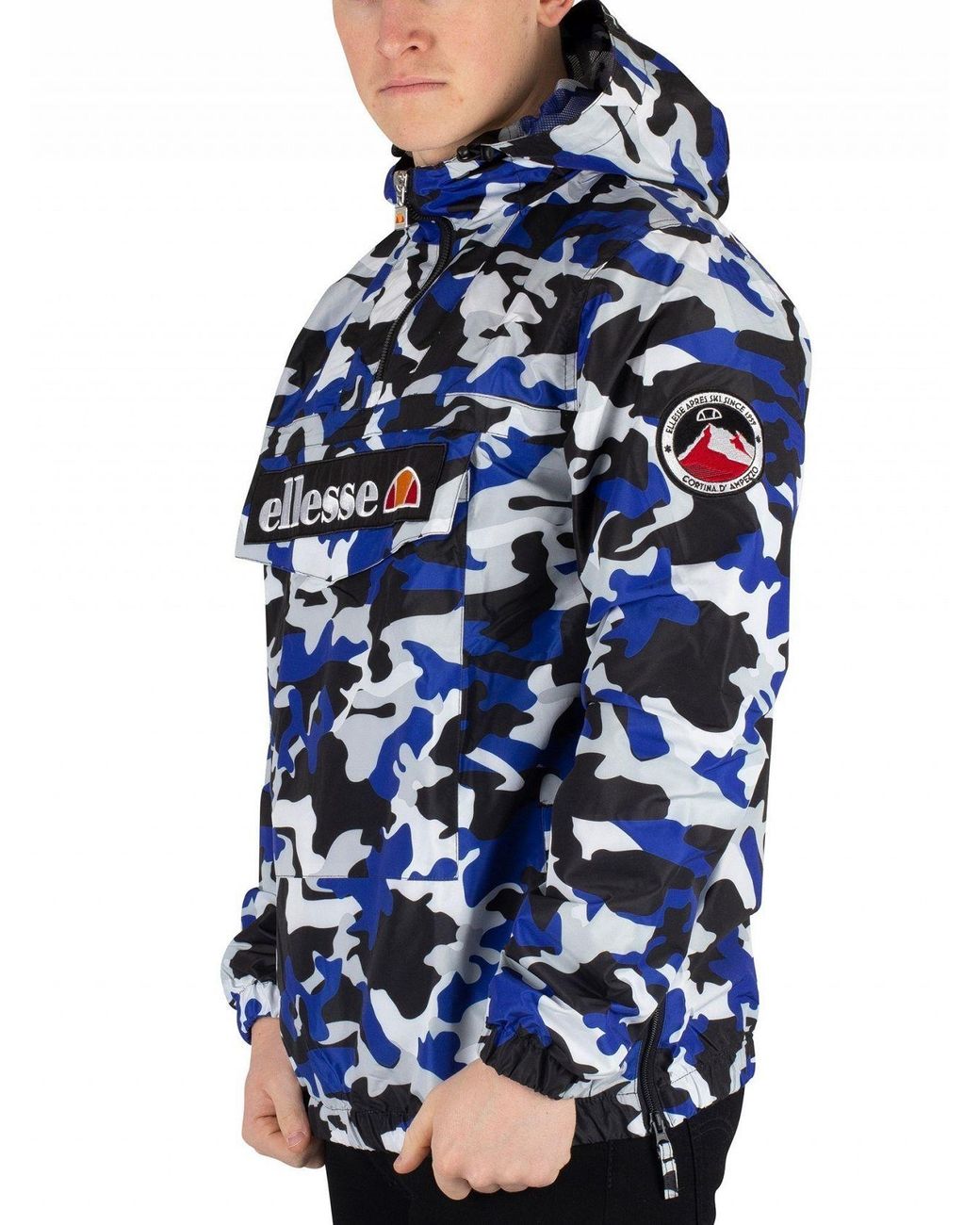 Ellesse Synthetic Camo Mont 2 Overhead Jacket in Blue for Men | Lyst Canada