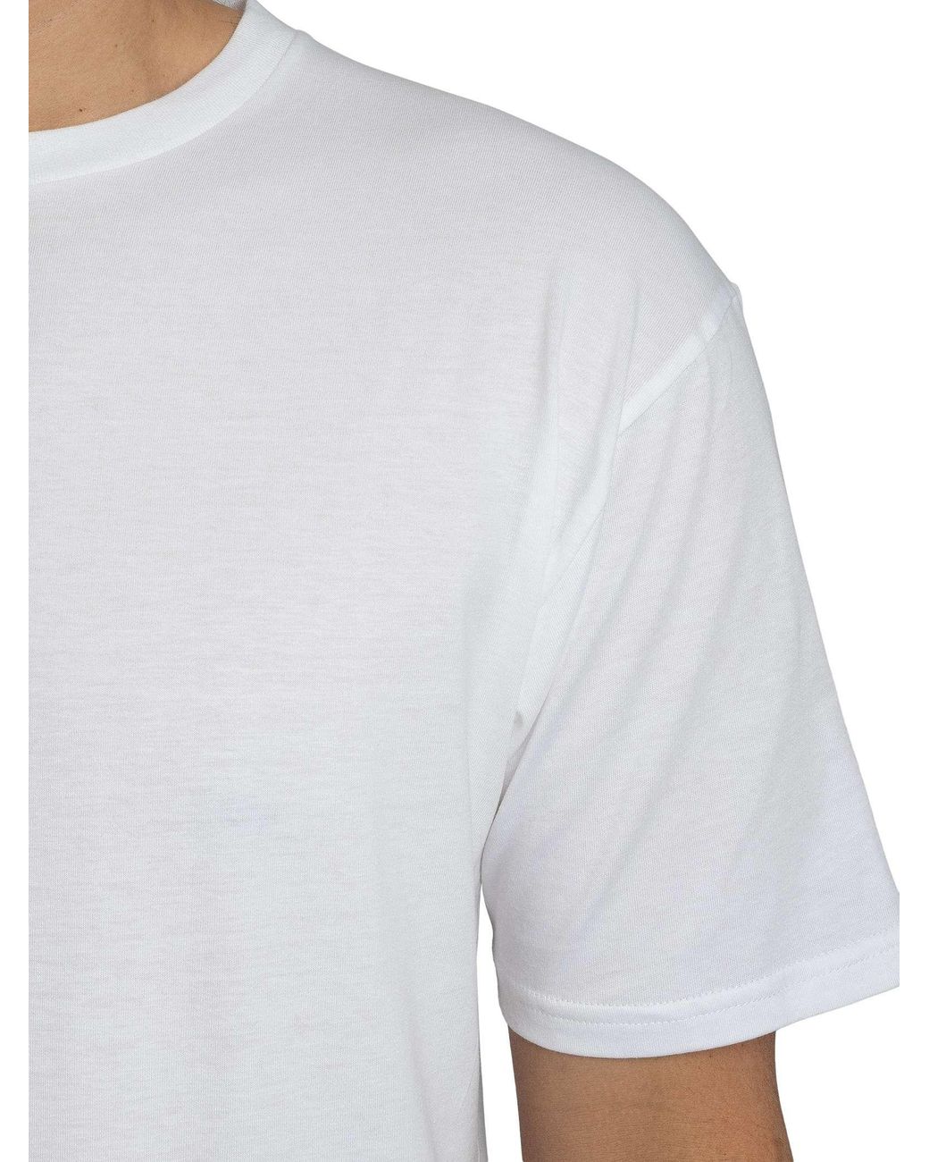 Vans White 3 Pack Classic Fit T-Shirt for men