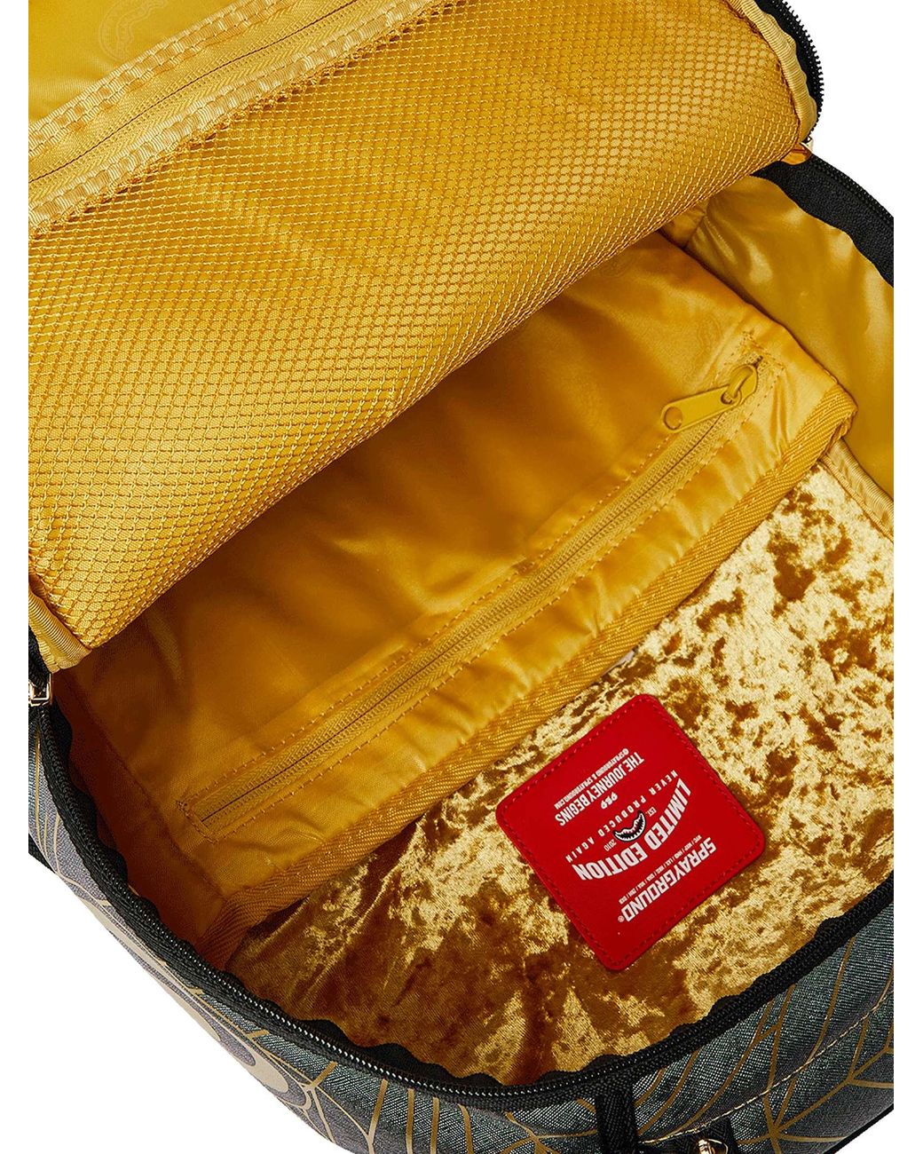 Sprayground Green 20l Foundation Crystal Iridescent Shark Backpack for men