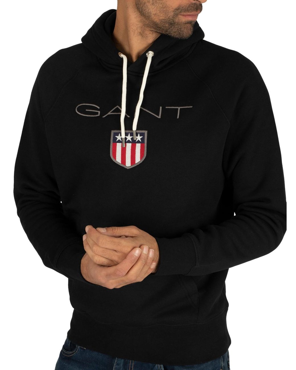 Gant black hoodie Outlet