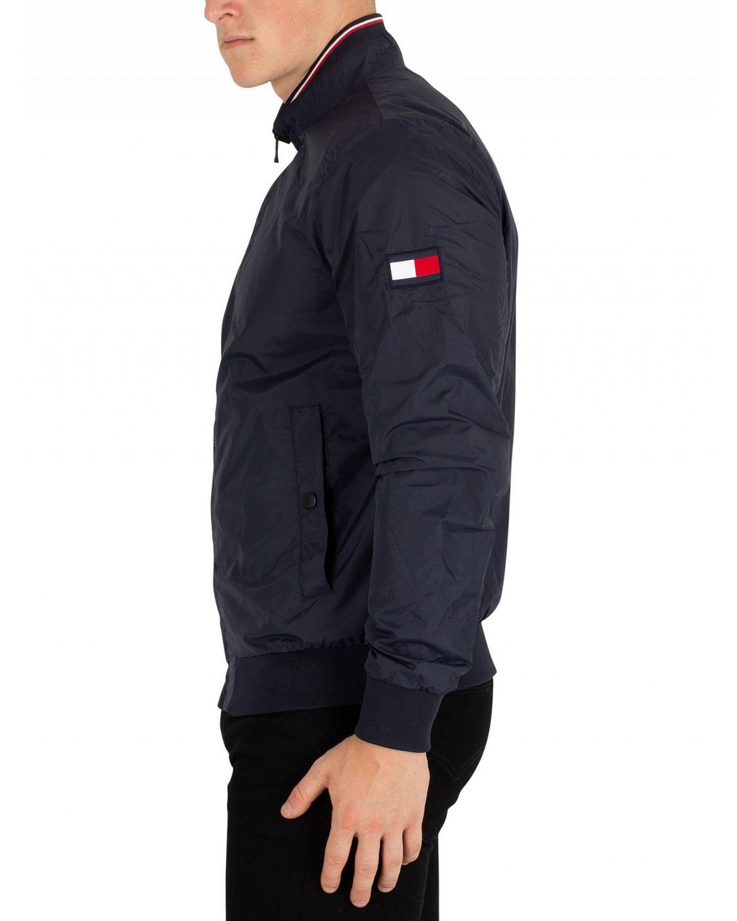 Tommy Hilfiger Sky Captain Reversible Bomber Jacket in Blue for Men | Lyst  Canada