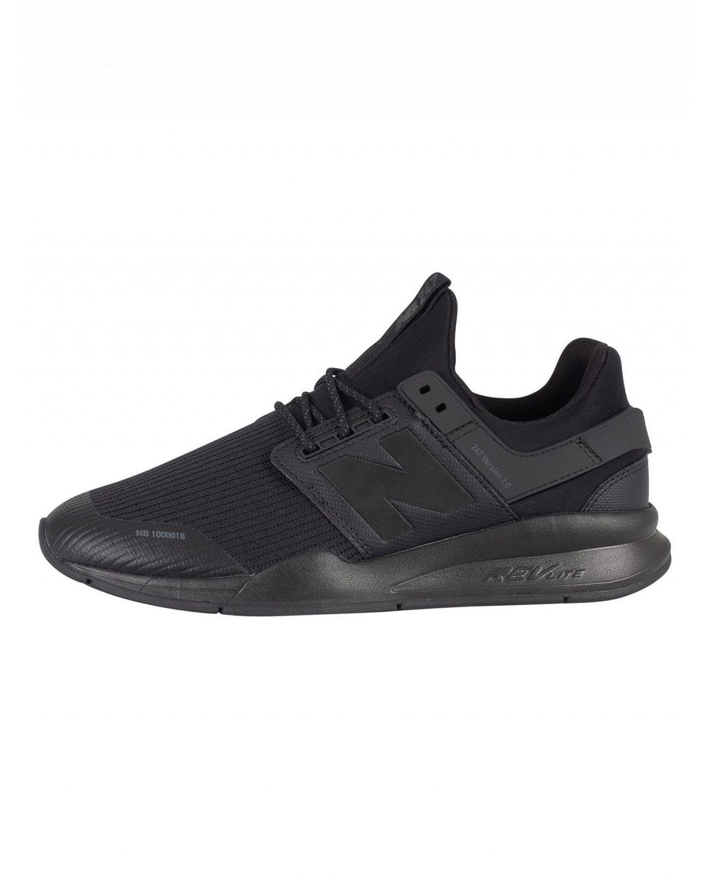 New Balance Lace Black 247 Version 2.0 Trainers for Men | Lyst