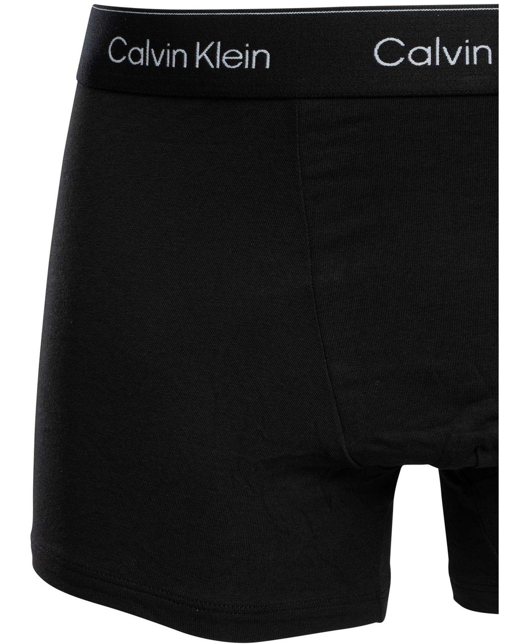 Calvin Klein Black 5 Pack Relaxed Fit Trunks for men