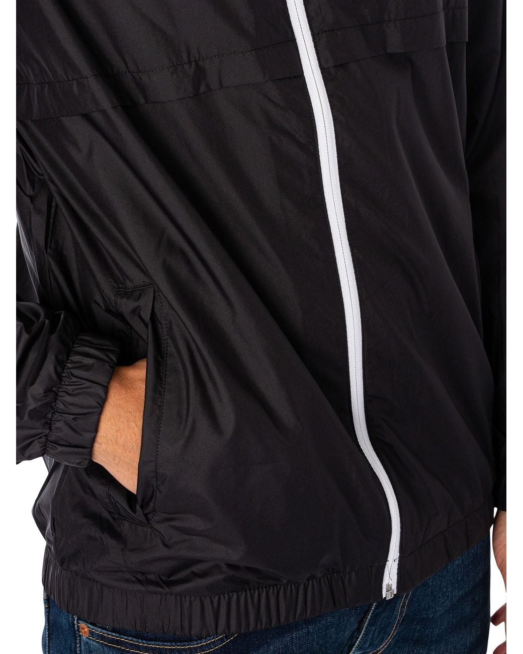 PUMA Blue Solid Windbreaker Jacket for men