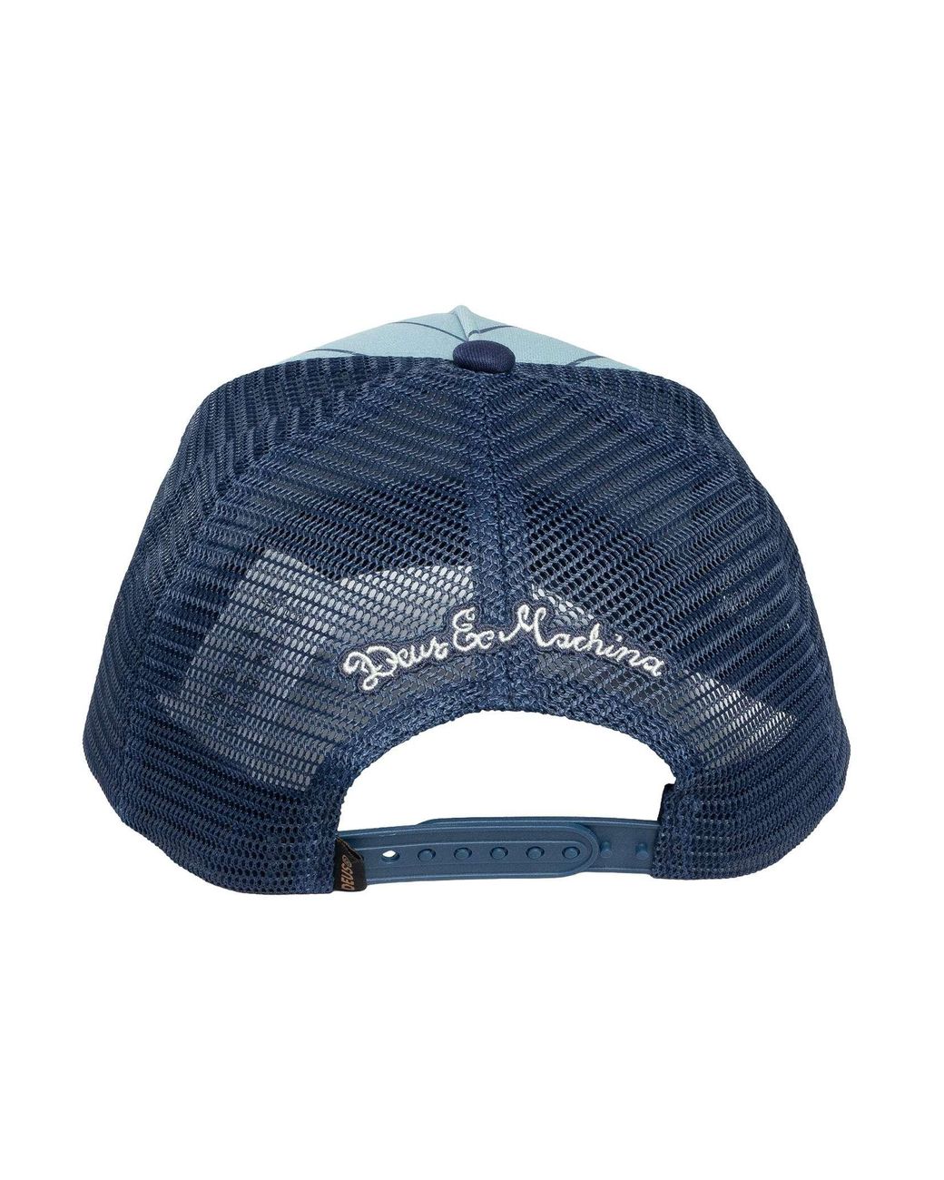 Deus Ex Machina Blue Forecourt Trucker Cap for men