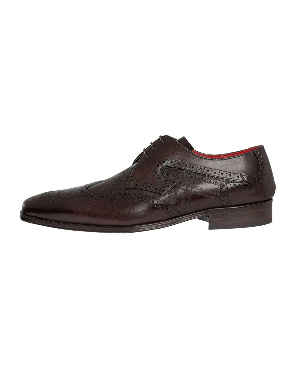 Jeffery West Brown Scottish Leather Derby Shoes for men