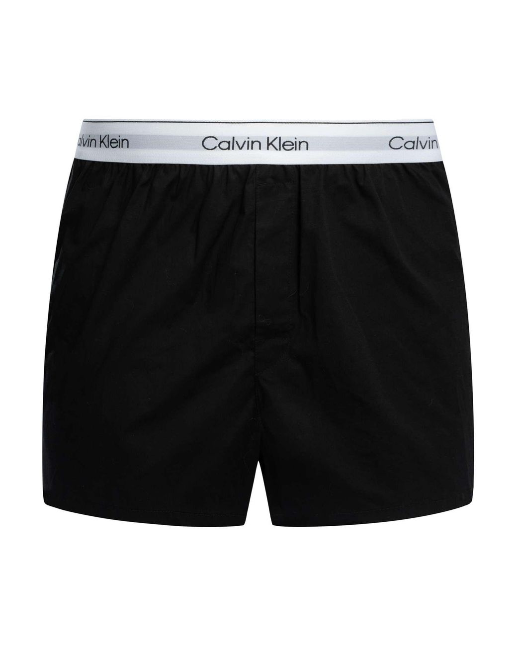 Calvin Klein Black 3 Pack Icon Slim Boxers for men