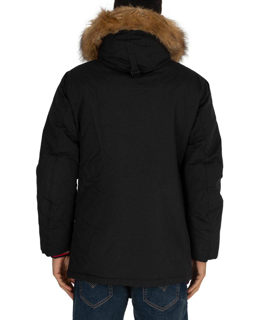 Tommy Hilfiger Hampton Down Parka Jacket in Black for Men | Lyst Canada