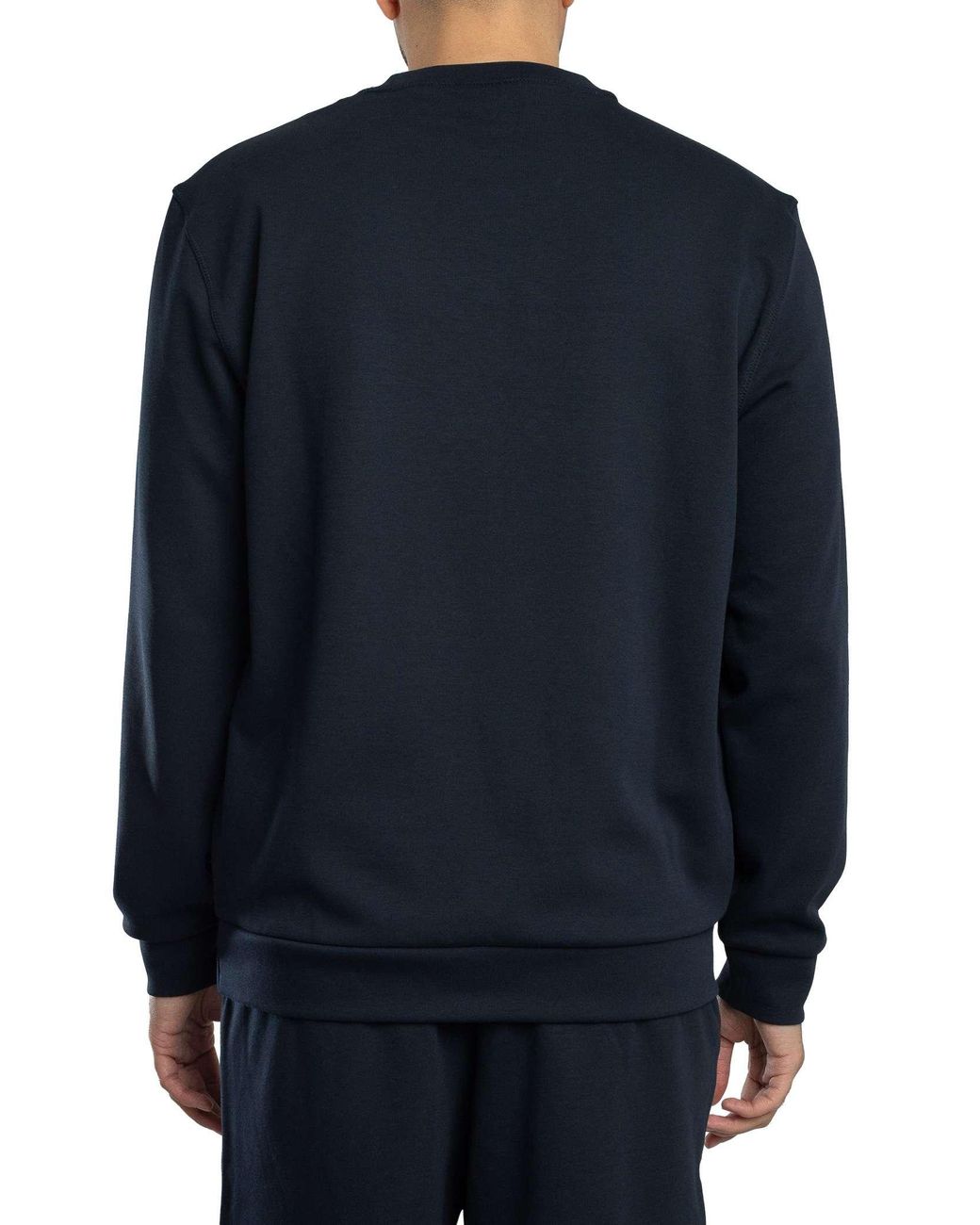 EA7 Blue Logo Patch Sweatshirt for men