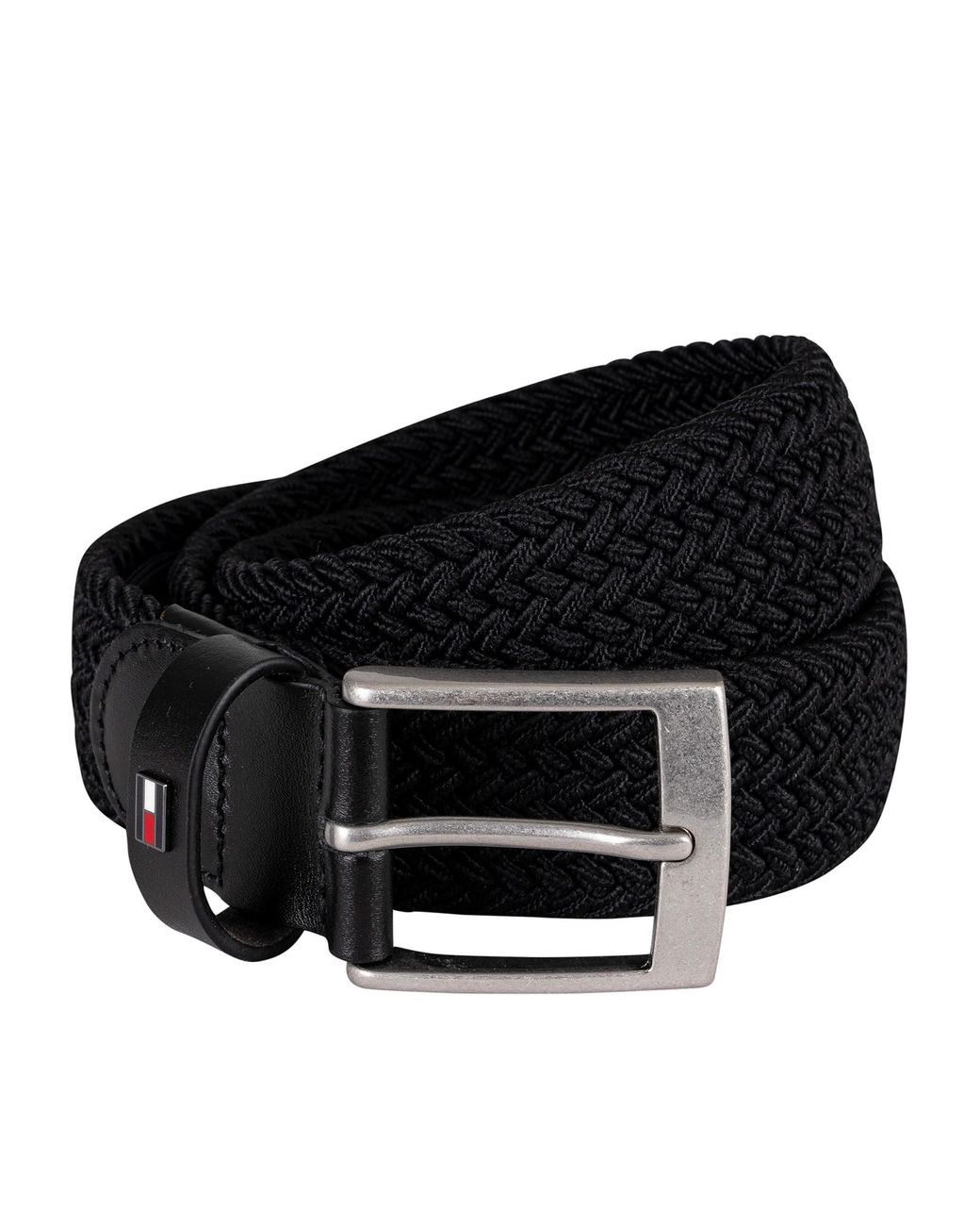 Tommy Hilfiger Adan Elastic Belt in Black for Men | Lyst