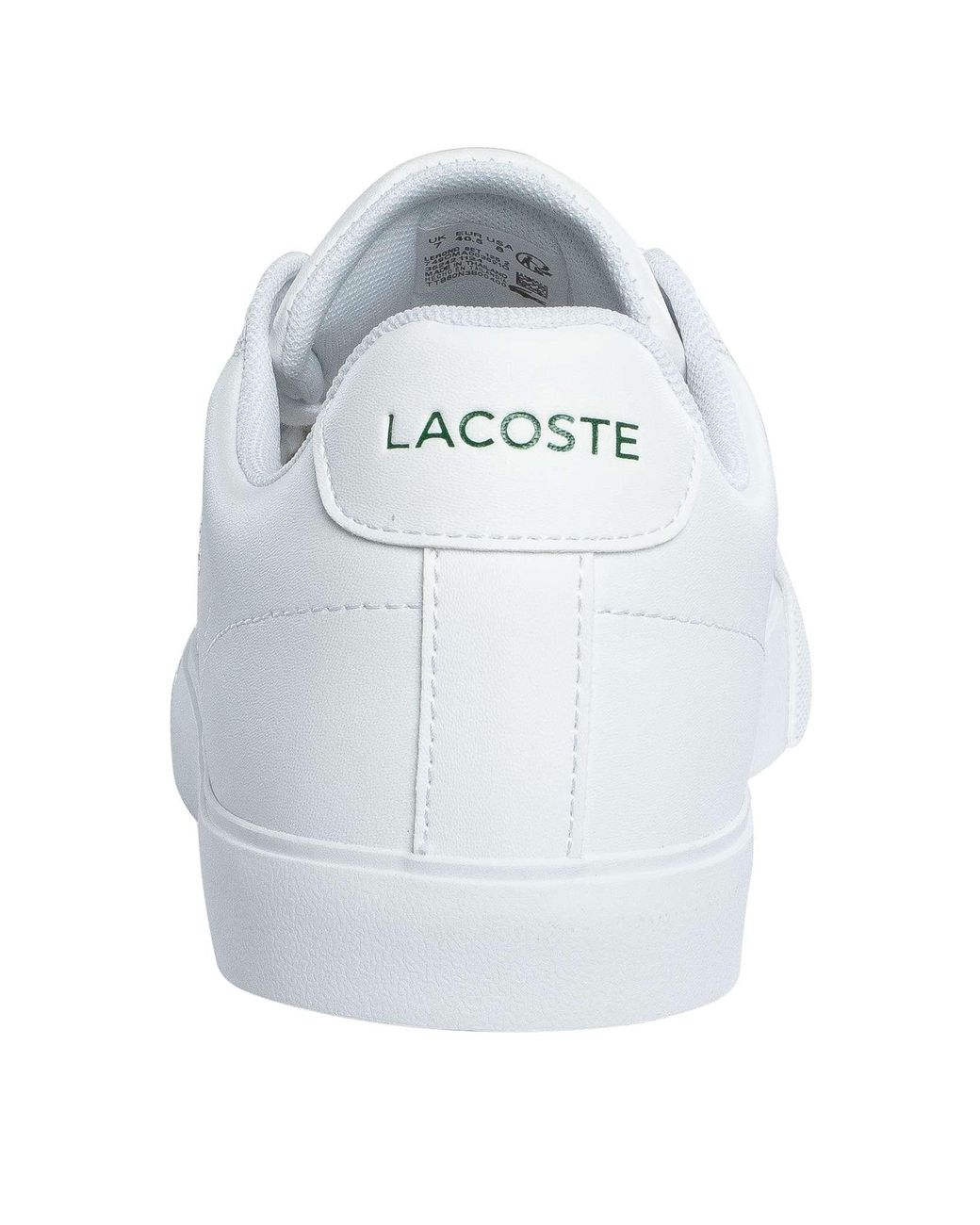 Lacoste White Lerond Set 125 2 Cma Leather Trainers for men